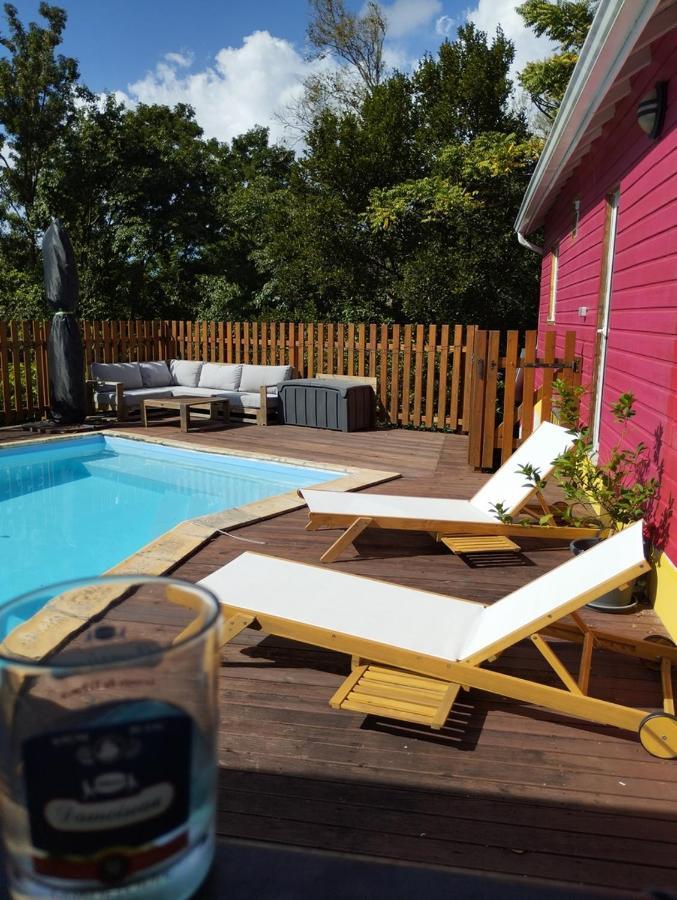 Kaz Kalina - Gites Avec Piscine Partagee Bouillante Exterior foto