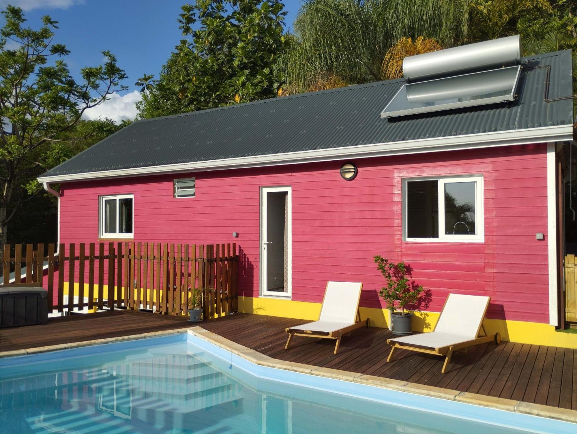 Kaz Kalina - Gites Avec Piscine Partagee Bouillante Exterior foto